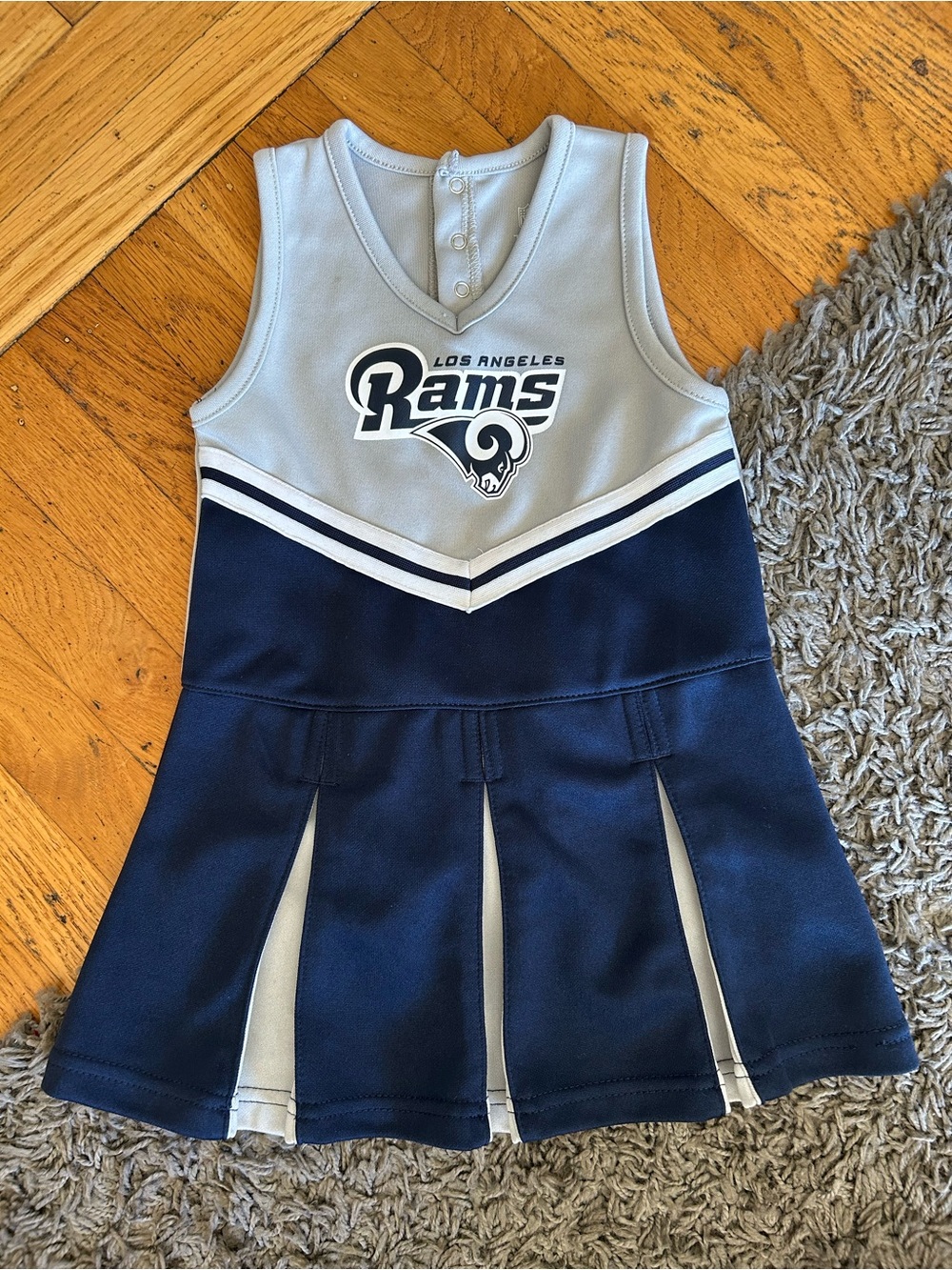 Los Angeles Rams NFL Toddler Cheerleader Dress 4T